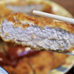 松の家 - 豚カツ めっちゃ分厚い