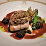 アピシウス - 真鯛のヴァプール　ポルト酒ソース　フレッシュモリーユ茸