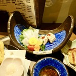 あなご料理 柊 - ［2019/04］柊和膳(3500円)・穴子造り二種盛り