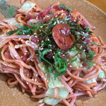 焼そば家 こう - 梅肉焼きそば