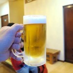 武蔵小山温泉 清水湯 - 風呂上がりの生ビールはサイコー♪