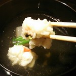 花外楼 あべのハルカスダイニング店 - ■懐石 岩倉 10,000 (小向･煮物椀･造り･凌ぎ･焼肴･八寸･炊合･ご飯･ﾃﾞｻﾞｰﾄ)＋中瓶ﾋﾞｰﾙ 800X2＋税928=12,528円 2019年05月