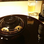 花外楼 - ■懐石 岩倉 10,000 (小向･煮物椀･造り･凌ぎ･焼肴･八寸･炊合･ご飯･ﾃﾞｻﾞｰﾄ)＋中瓶ﾋﾞｰﾙ 800X2＋税928=12,528円 2019年05月