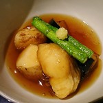 花外楼 - ■懐石 岩倉 10,000 (小向･煮物椀･造り･凌ぎ･焼肴･八寸･炊合･ご飯･ﾃﾞｻﾞｰﾄ)＋中瓶ﾋﾞｰﾙ 800X2＋税928=12,528円 2019年05月