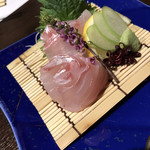 旬菜たかや - 鯛の刺身 アップ