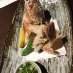 旬菜たかや - あらかぶ唐揚げのアップ