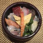 Sushi DINING Sangubashi SHIMIZU - ランチちらし ¥900