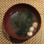 Sushi DINING Sangubashi SHIMIZU - ランチちらし ¥900 のみそ汁