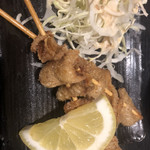 Yakitori Izakaya Maruyoshi - 鶏皮唐揚げだけど皮焼きの方がいい