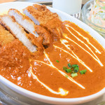 カレー居酒屋 バルサ - カツカレーセット1000円