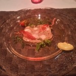 イオマンテ - 前菜二皿目 道産豚のホホ肉と知床鶏レバーのパテ