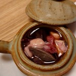 料亭 やまさ旅館 - 肝の自家製ポン酢漬け