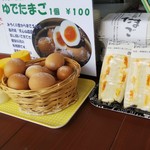 ミリオン エッグ カフェ - ゆでたまごが100円で発売されていました　(2019.05.01)