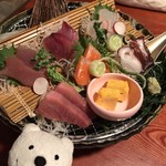 土風炉 - 刺身6種盛合せ 6 Sashimi Assortment at Tofuro, Ofuna！♪☆(*^o^*)