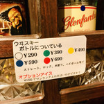 スタンドクラシック - こちらも本店と同じ
      シールの色で値段が違うよ♪