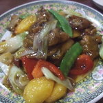 華林 - 牡蠣と柿のオイスターソース炒め