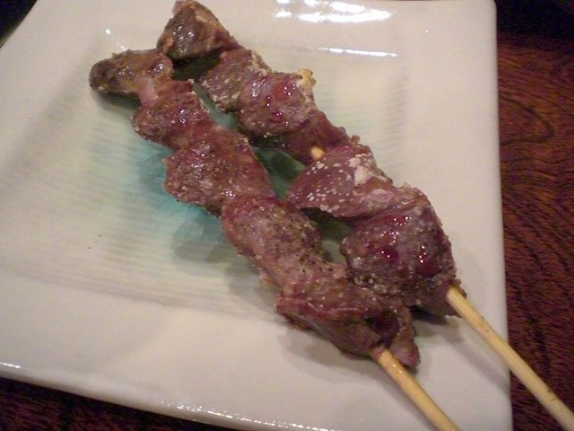 旬菜 いぶき - 砂肝串(1本140円) 塩味