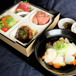 A perfect set meal for lunch on the way to work, as well as Kumamoto's specialty ``horse sashimi'' ◎