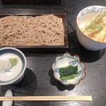 銀座 真田 - 蕎麦と小穴子天丼 1,900円