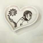 塩ラーメン　スター＆プラチナ - 味玉の皿