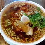 こだま食堂 - ラーメン。生姜が効いてます。