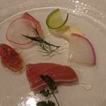 ボン・ヴィヴァン - ５種類のアミューズをアップ