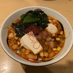 饗 くろ喜 - 酸辣わかめそば 味玉トッピング（饗 くろ㐂）※限定麺 2019.4