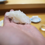 小松 弥助 - 赤いか（剣先イカ）の握り