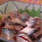 金沢食堂 - 秋刀魚刺し