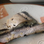 金沢食堂 - 胡麻漬け（秋刀魚とイワシ）　美味しいので、こちらで作っているのか聞こうと思っているのに毎回忘れる。