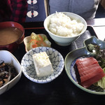 ハルピン食堂 - 刺身定食 ¥850