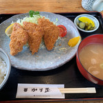 かま屋 - ハムカツ定食