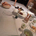 カセント - タパス８種類とパン