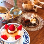 おしかの丘食堂 - デザートとコーヒー