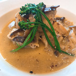 おしかの丘食堂 - 鶏のマスタードクリーム煮