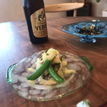 おしかの丘食堂 - イカとセロリ