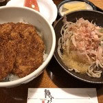 福そば - ミニソースカツ丼とおろしそばセット