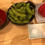 Ippon Shokudou - 枝豆とトマトスライス