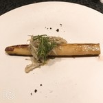 イチリン ハナレ - ホワイトアスパラとシラウオのソテー