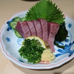 すしセンター - 本カツオの生姜刺し…美味い