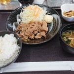 上里ゴルフ場 - しょうが焼き