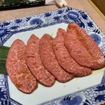 焼肉井とう - 特選和牛 特上ミスジ        