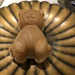 割烹 一楓 - ・クマさんの最中　牛肉、白和え 可愛い最中。角切りにした牛肉と白和え。最中がパリパリ。 スペシャリテ。牛肉がレアで美味しいんです。