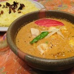 マンダラ - フィッシュカレー＆サフランライス