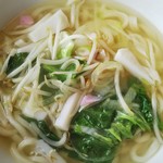 お多福 - 19/4　野菜うどん:670円＋税