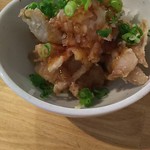 韓国家庭料理 かしわら - 鶏皮ポン酢 300円