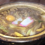 讃岐うどん六平 - この土鍋でアツアツグツグツ
シンプルなうどんが好きだけど たまにはいいよね