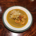 FERRAGOSTO - フィレンツェ老舗の味 海老カレーバターライス添え ¥1500 （1杯目）