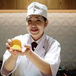 銀座 しのはら - フォアグラ最中