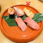 にぎり長次郎 - 贅沢とろ食べ比べセット　￥1,339